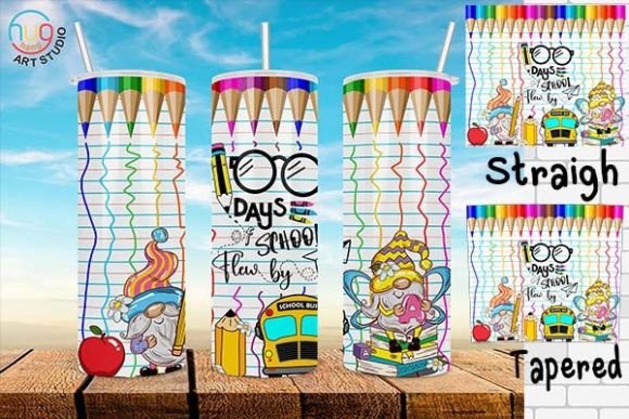 100 Days Flew by, School Gnomes Tumbler