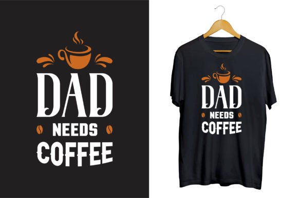 Coffee Cup T-Shirt Design Vector SVG
