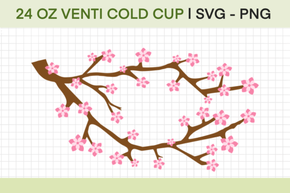 Sakura Blossom 24oz Venti Cold Cup